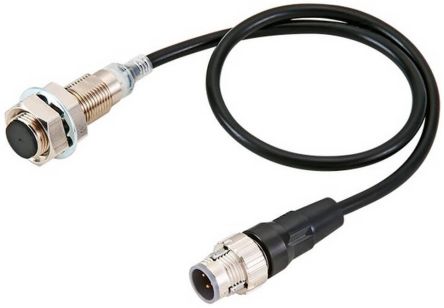 Omron Inductive Threaded Barrel Proximity Sensor, M12, 7 mm Detection, 2-Wire NC, 10 → 30 V dc [E2E-X7D212-M1TGJ 0.3M]; 262-8767