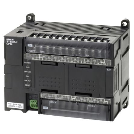 Omron CP1L Series PLC CPU for Use with CP1E Series, Transistor Output, 18-Input, Pulse Input [CP1L-EM30DT-D]; 262-8787