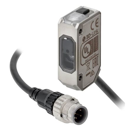 Omron Background Suppression Photoelectric Sensor, Rectangular Sensor, 1000 mm Detection Range [E3AS-F1000IMT-M1TJ  0.3M]; 262-8793