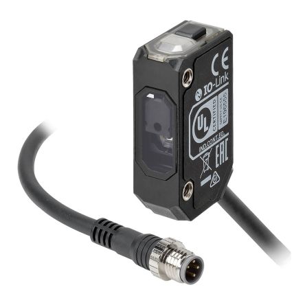 Omron Background Suppression Photoelectric Sensor, Rectangular Sensor, 1000 mm Detection Range [E3AS-F1000IPT-M3J 0.3M]; 262-8797