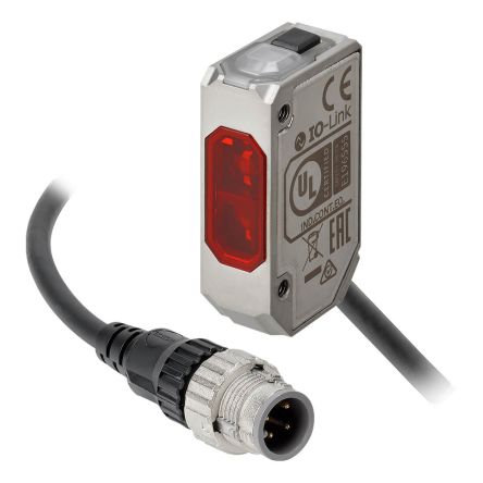Omron Background Suppression Photoelectric Sensor, Rectangular Sensor, 200 mm Detection Range [E3AS-L200MN-M1TJ  0.3M]; 262-8812