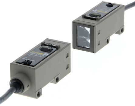 Omron Through Beam Photoelectric Sensor, Block Sensor, 30000 mm Detection Range [E3S-CT11 2M]; 262-8837