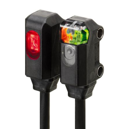 Omron Through Beam Photoelectric Sensor, Block Sensor, 1000 mm Detection Range [E3T-ST12 2M]; 262-8860