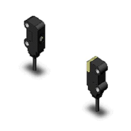 Omron Through Beam Photoelectric Sensor, Block Sensor, 1000 mm Detection Range [E3T-ST14M 2M]; 262-8863