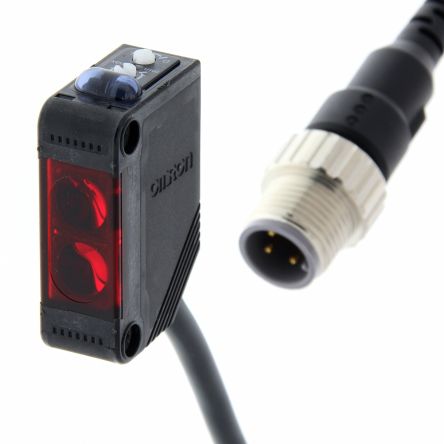Omron Retroreflective Photoelectric Sensor, Rectangular Sensor, 4000 mm Detection Range [E3Z-R81-M1J 0.8M]; 262-8902