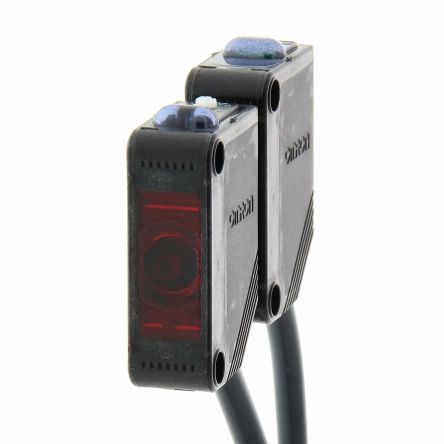 Omron Through Beam Photoelectric Sensor, Rectangular Sensor, 10000 mm Detection Range [E3Z-T81A 2M]; 262-8911