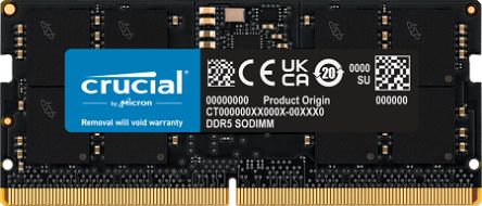 Crucial 16 GB DDR5 Desktop RAM, 5200Mbit/s, UDIMM, 1.1V [CT16G52C42S5]; 262-9052
