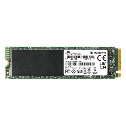 Transcend MTE670T-I M.2 (2280) 1 TB Internal SSD [TS1TMTE670T-I]; 262-9696