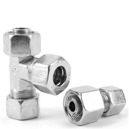 Parker Elbow 90° Tube to Swivel Male 24° DIN Cone to Male 24° DIN Cone, EW22LOMDCF [EW22LOMDCF]; 263-3064
