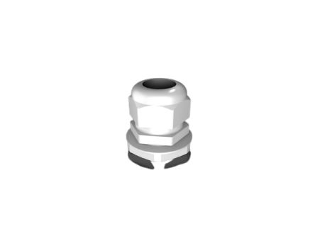 Rittal SZ Series Grey Polyamide Cable Gland, M25 Thread, 17mm min., 10mm max., IP68 [2411631]; 263-3718