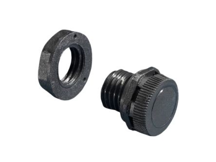 Rittal SZ Series RAL 9005 M12 Pressure Relief Vent, For Use With Enclosure [2459500]; 263-3722