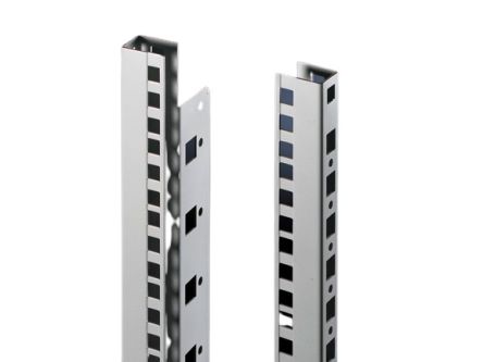 Rittal DK Series Mounting Angle for Use with 19 in 24 U DK, 2 Piece(s) [7688000]; 263-3786