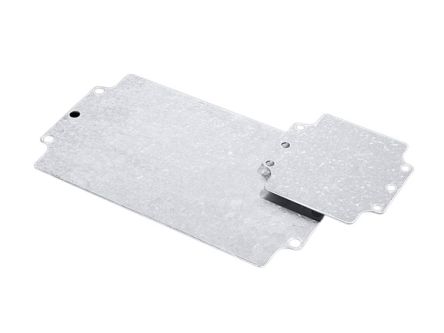 Rittal Sheet Steel Mounting Plate, 142mm H, 144mm W for Use with GA Series [9112700]; 263-3801