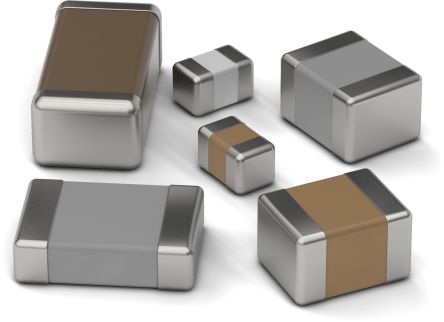 Wurth Elektronik 2.2pF Multilayer Ceramic Capacitor MLCC, 100V dc V, SMD [885012006089]; 263-3982