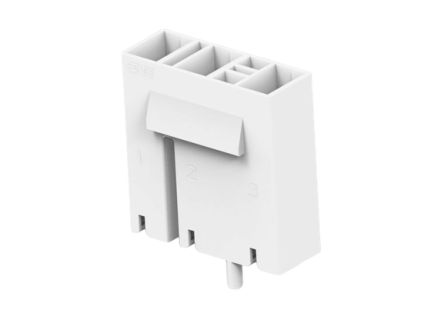 TE Connectivity, 250 HSG F-SPRING 3 Way Crimp Terminal Housing, Natural [2379907-1]; 263-4382