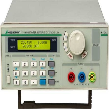 Gossen Metrawatt LSP Series Laboratory Power Supply, 0 → 18V, 0 → 5A, 1-Output, 90W [K110A]; 263-6737