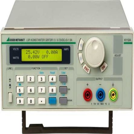 Gossen Metrawatt LSP Series Laboratory Power Supply, 0 → 72V, 0 → 1.5A, 1-Output, 108W [K112A]; 263-6739