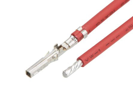 Molex Female Mini-Fit to Pre-Crimped Lead, 75mm, 18AWG, Red [219671-2111]; 263-6864