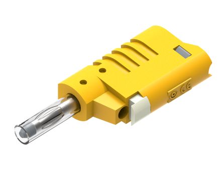Electro PJP Yellow Banana Connector, 36A, 30 → 60V [1089-J]; 263-9047