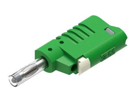 Electro PJP Green Banana Connector, 36A, 30 → 60V [1089-V]; 263-9051