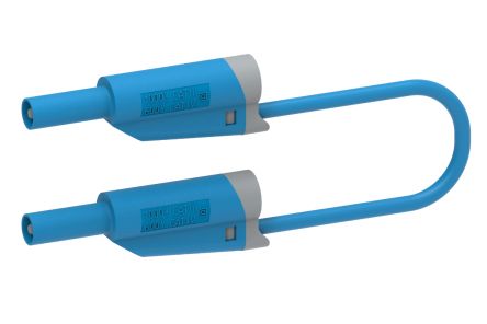 Electro PJP Test lead, 36A, 600V, Blue, 50cm Lead Length [2217/600V-50Bl]; 263-9086