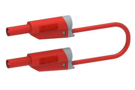 Electro PJP Test lead, 36A, 1kV, Red, 1m Lead Length [2717-IEC-100R]; 263-9120