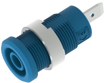Electro PJP Blue Female Banana Socket, Plug In Termination, 36A, 600 → 1000V [3274-I-Bl]; 263-9141
