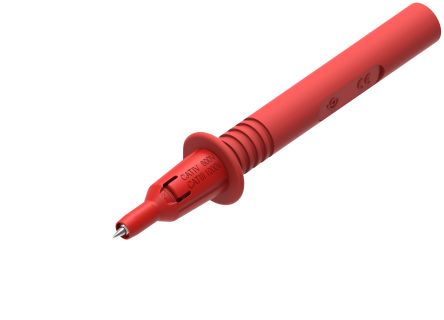 Electro PJP Narrow Test Probe, 4mm Tip, 1kV, 36A [404-IEC-R]; 263-9166