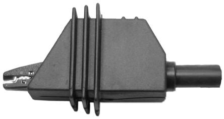 Electro PJP Alligator Clip, Nickel-Plated Steel Contact, 10A, Black [5450-HT-N]; 263-9198