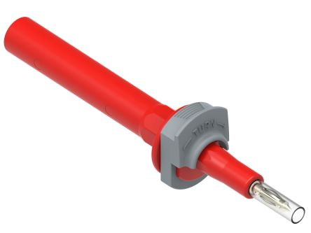 Electro PJP Narrow Test Probe, 4mm Tip, 1kV, 20A [590-IEC-R]; 263-9203