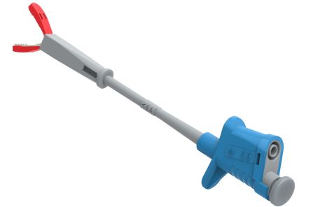 Electro PJP Alligator Clip, Nickel-Plated Steel Contact, 6A, Blue [6007-IEC-Bl]; 263-9213