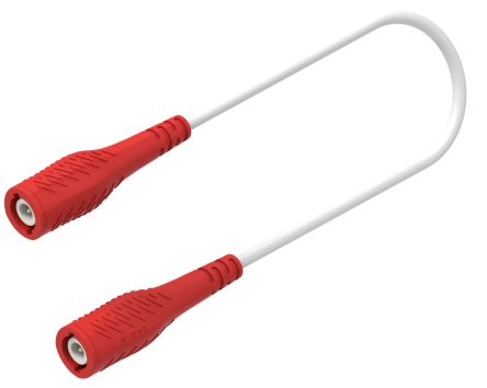 Electro PJP Test lead, 3A, 300 → 1000V, Red, 2m Lead Length [7150IEC-50-200R]; 263-9231