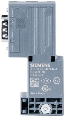 Siemens SIMATIC Series BUS Connector for Use with SIMATIC DP PROFIBUS [6ES79720BA700XA0]; 264-1231