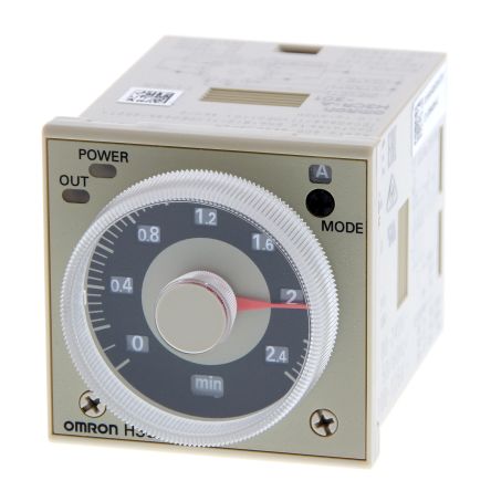Omron H3CR Series Plug In Timer Relay, 24-48V ac/dc, 2-Contact, 0.05 s → 300 h, DPDT [H3CR-A8E 24-48VAC/DC]; 264-1624