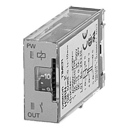 Omron Plug In Timer Relay, 24V ac, 2-Contact, 0.1 → 600s, DPST [H3RN-2 24VAC]; 264-1663