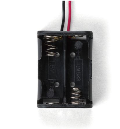 Takachi Electric Industrial N Battery Holder, Button & Coil Spring Contact [BH-521A]; 264-5894