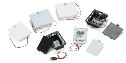 Takachi Electric Industrial AA Battery Holder, Button & Coil Spring Contact [LDN-3B]; 264-5904