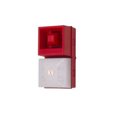 Clifford & Snell YL40 Series Opal Sounder Beacon, 115 V ac, IP65, Base-mounted, 108dB at 1 Metre [245199]; 264-6038