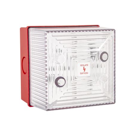 Clifford & Snell FD40 Series Clear Flashing Effect LED Beacon for Use with Commercial & Light Industrial Applications, [245445]; 264-6161
