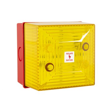 Clifford & Snell SD40 Series Yellow Static Effect LED Beacon for Use with Commercial & Light Industrial Applications, [245466]; 264-6173