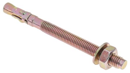 RS PRO Carbon Steel Through Bolt M10 x 120mm, 10mm Fixing Hole [0]; 264-6412