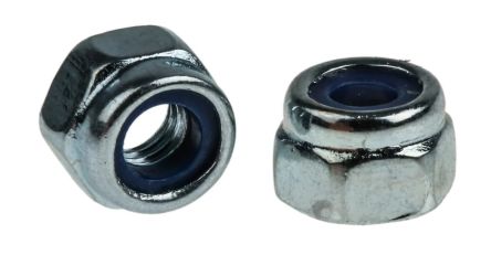 RS PRO, Bright Zinc Plated Steel Hex Nut, DIN 982, M5 [0]; 264-6420