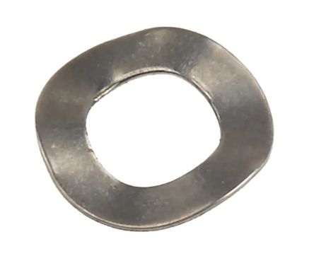 RS PRO A2 304 Stainless Steel Crinkle Locking & Anti-Vibration Washer, M4, BS 4463 [0]; 264-6429