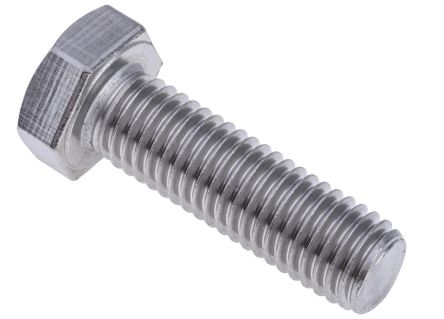 RS PRO Stainless Steel, Hex Bolt, M12 x 40mm [0]; 264-6443