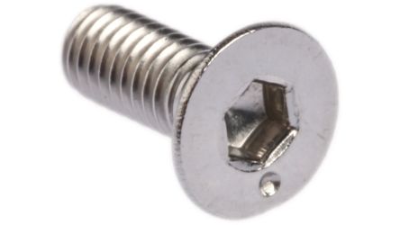 RS PRO Stainless Steel Hex Socket Countersunk Screw, ISO 10642, M3 x 8mm [0]; 264-6461