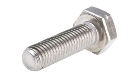 RS PRO Stainless Steel, Hex Bolt, M10 x 35mm [0]; 264-6472