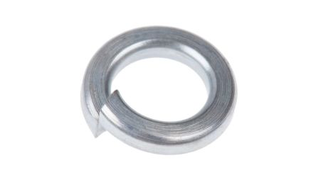 RS PRO Bright Zinc Plated Steel Locking Washers, M5, DIN 7980 [0]; 264-6489