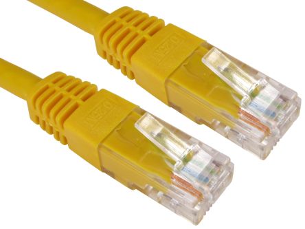 RS PRO, 7m Cat6, Yellow RJ45 to Male RJ45 Male, UTP Unshielded, Terminated PVC Sheath [0]; 264-6550