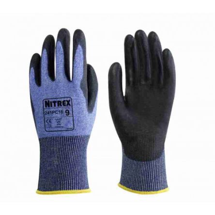Unigloves 241PC18 Glass Fibre, HPPE, Nylon, Spandex Abrasion Resistant, Tear Resistant Work Gloves, Size 6 [241PC18-06]; 264-6711