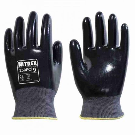 Unigloves 250FC Polyester Abrasion Resistant, Dry Environment, Good Dexterity, Tear Resistant Work Gloves, Size 11, [250FC-11]; 264-6760